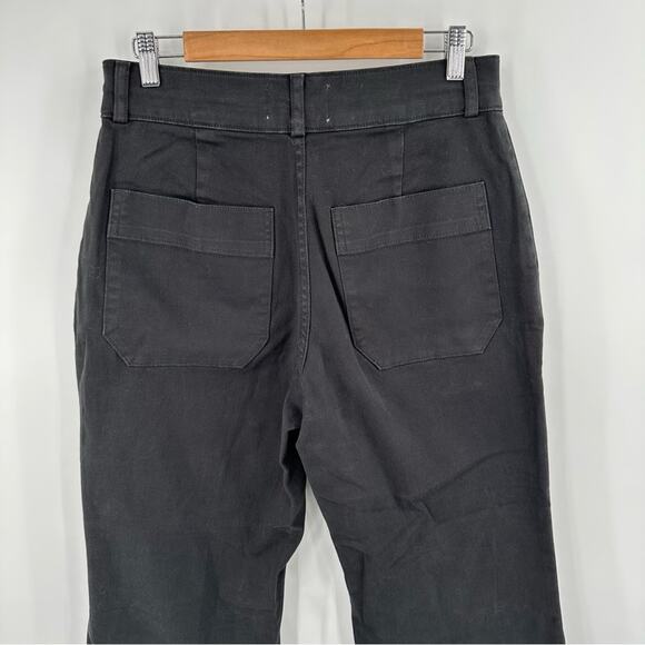 Everlane The Organic Kick Flare Pant in black Size 10 - Picture 6 of 7